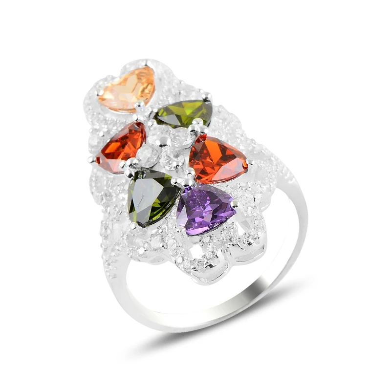 

Silver 925 Sterling Zircon Stone Ring
