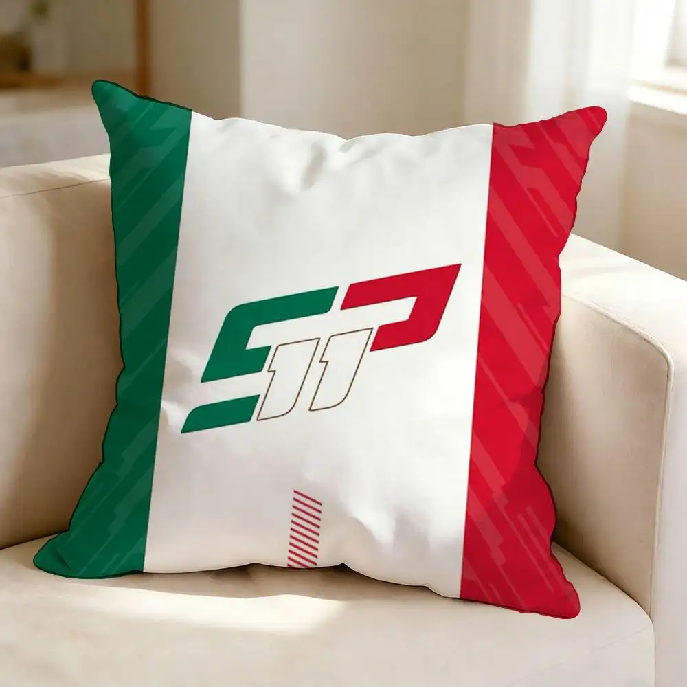 Фото Наволочка с двусторонним принтом Racing driver C-Checo 11 S-Sergio P-Perez, квадратная, для спальни, прикроватная, для дивана, чехол для подушки №5