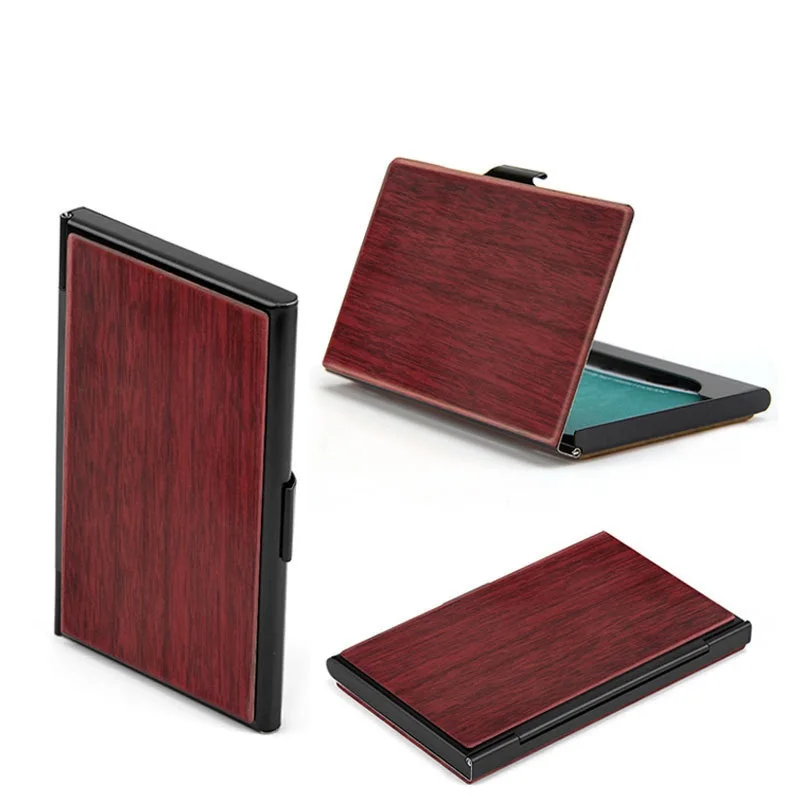 Wooden Business Card Holders Note Holder Display Device Card Stand Holder Office Supplies Stationery Accessories Organize