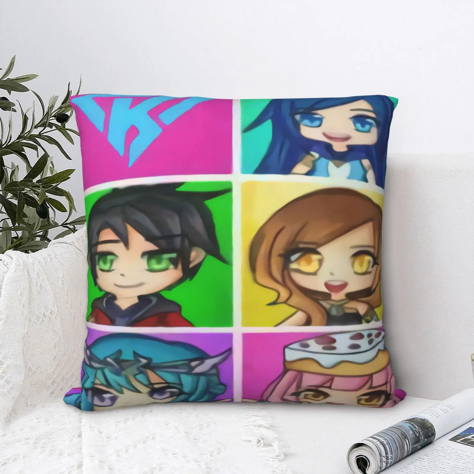 

Чехол Funneh и The Krew Funneh для телефона с застежкой-молнией, Мягкая Наволочка для подушки