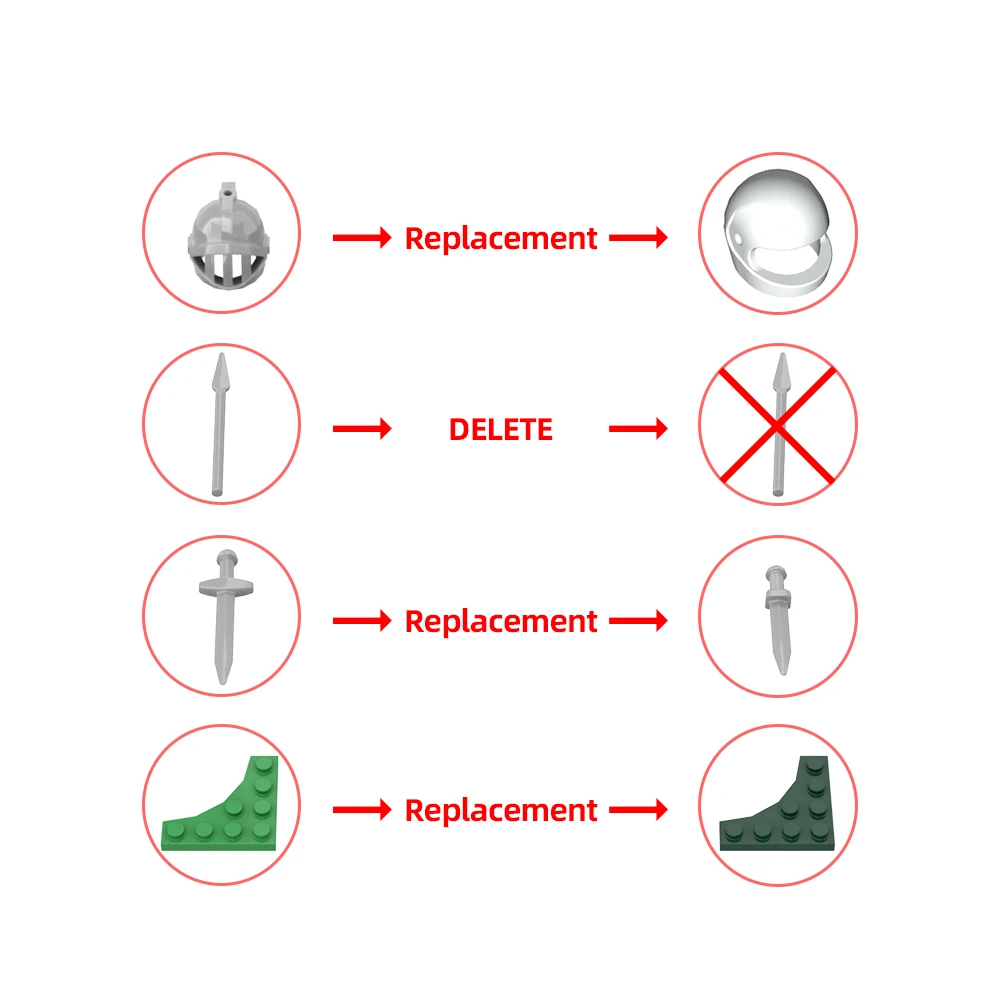 MOC 31120 замок рыцаря Черного Сокола кирпичи Средневековый альтернативная сборка