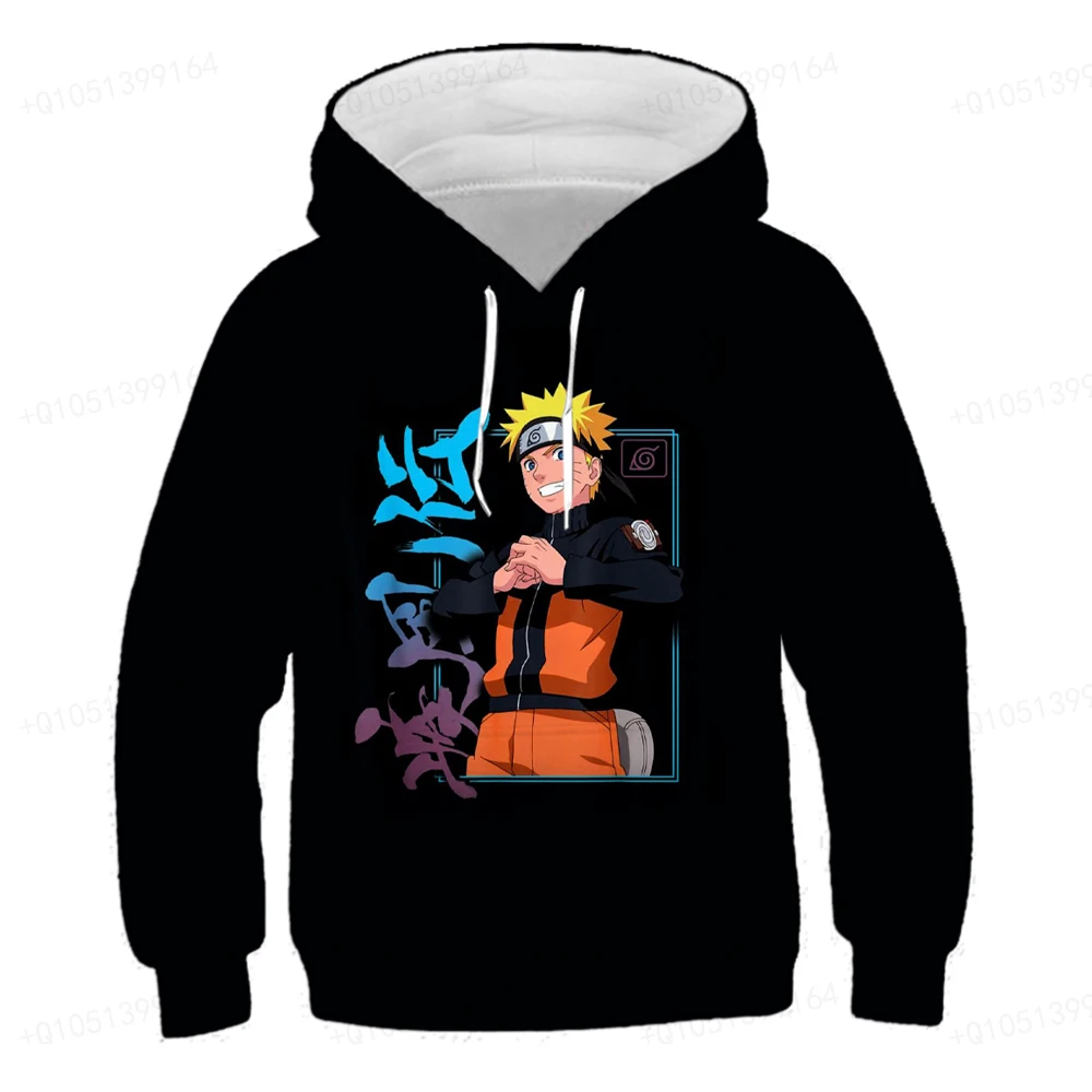 

3D printed Naruto cute hoodie for children Cool printed sweatshirt for boys and girls Costume for role playing children 4-14T