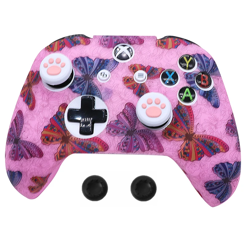 New Silicone Gamepad Protective Case Skin For XBox One Slim Controller Protector Camouflage Controle Cover Joystick For XBOXONES images - 6