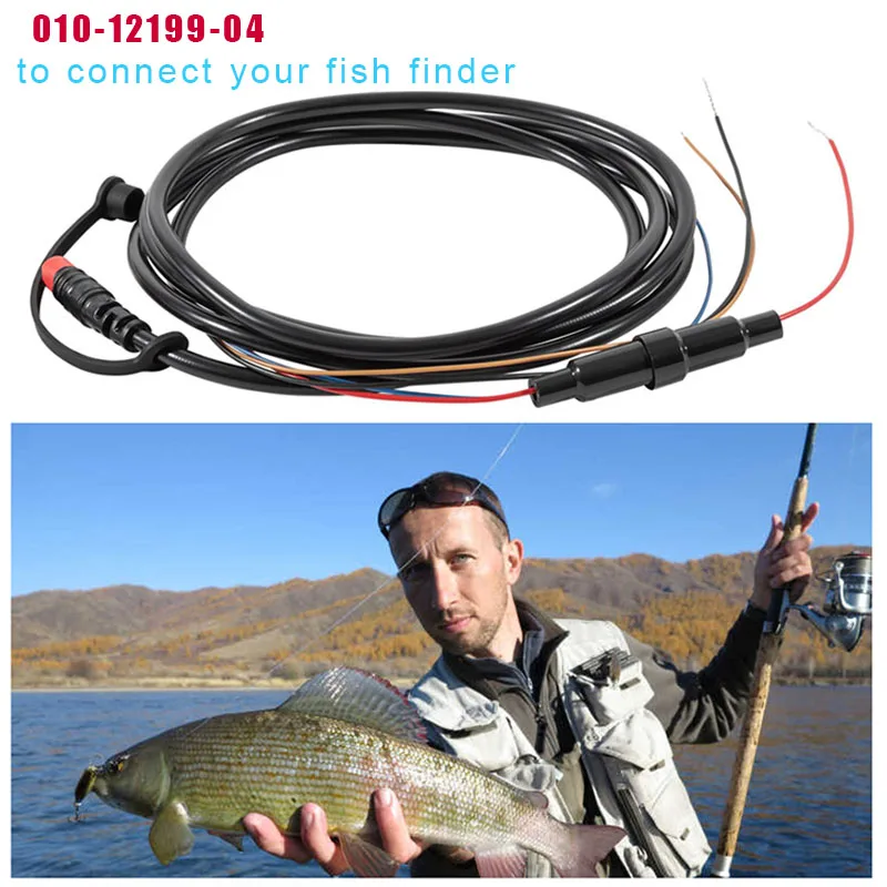 010-12199-04 Cavo Di Alimentazione Adattatore Facile Da Collegare 4 Pin 4Xdv Per Garmin Echomap & Striker Series Fishfinder 6Ft Cavo Di Alimentazione 