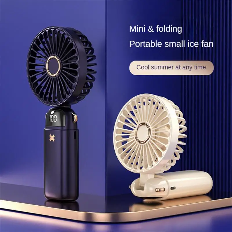 

Mini Handheld Fan Convenient Ultra-quiet Air Ventilador Wind Power Pocket Cooling Hand Eventail Ar Condicionado Creative