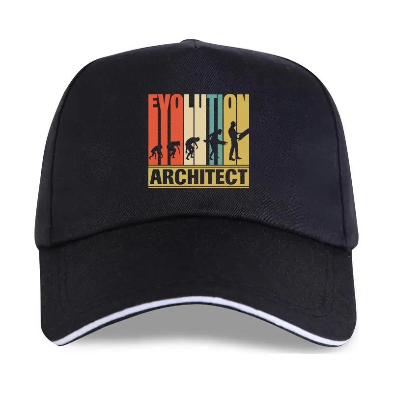 

New cap hat Vintage Retro Evolution Of Architect. Funny Baseball Cap Gifts