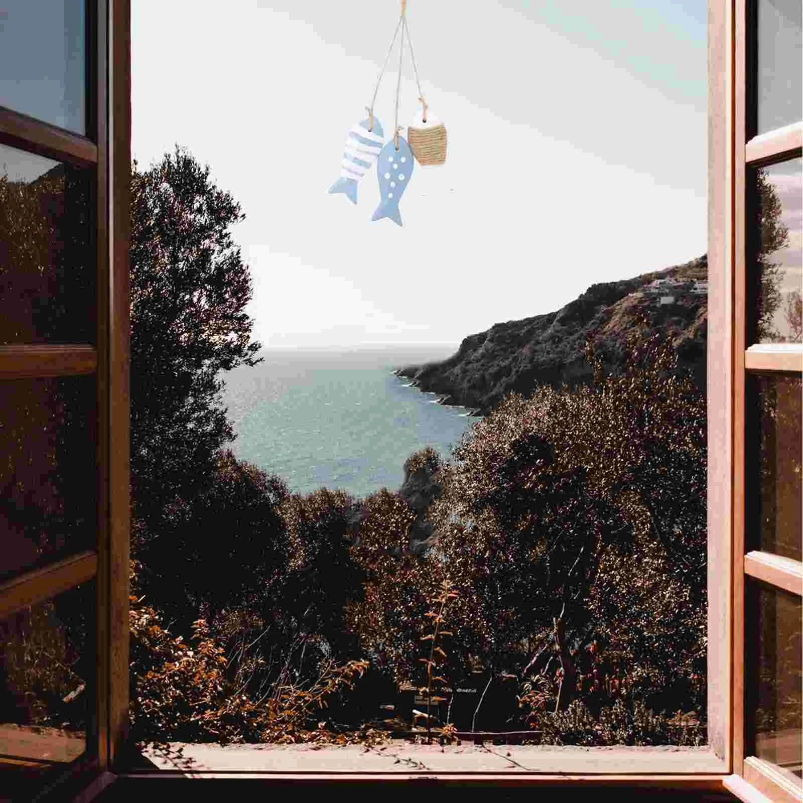 

Деревянные настенные украшения в морском стиле, деревянное украшение, кулон с вырезами в океаническом стиле, настенные украшения для дома и...