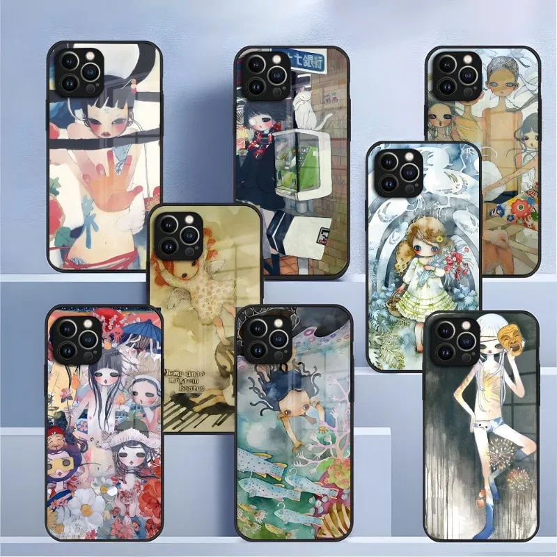 

Aya Takano Phone Case For Xiaomi 12 11T 10 10T 11i Redmi Note 11 9 T 8 9A 11S Pro Poco F3 M3 Back Tempered Glass Cover