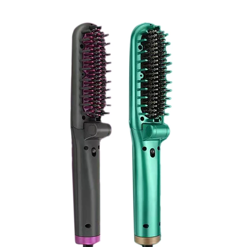 

Multifunctional Folding Hair Straightener Brush Heated Brushe Ceramic Anti-Scald Straightening Hot Comb