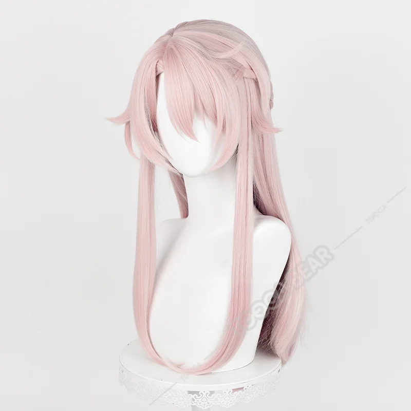 Парик для косплея по мотивам игры Honkai Star Rail Jiaoqiu парик JIAO QIU с розовым градиентом и