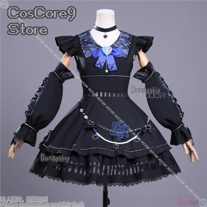 Фото Shikano Ichigo BERRY Косплей Игра Аниме 코스프레 Kawaii Японский Джирай Kei Девушки Сексуальное Черное Платье Готическая Лолита Парик Хэллоуин Вечеринка №1