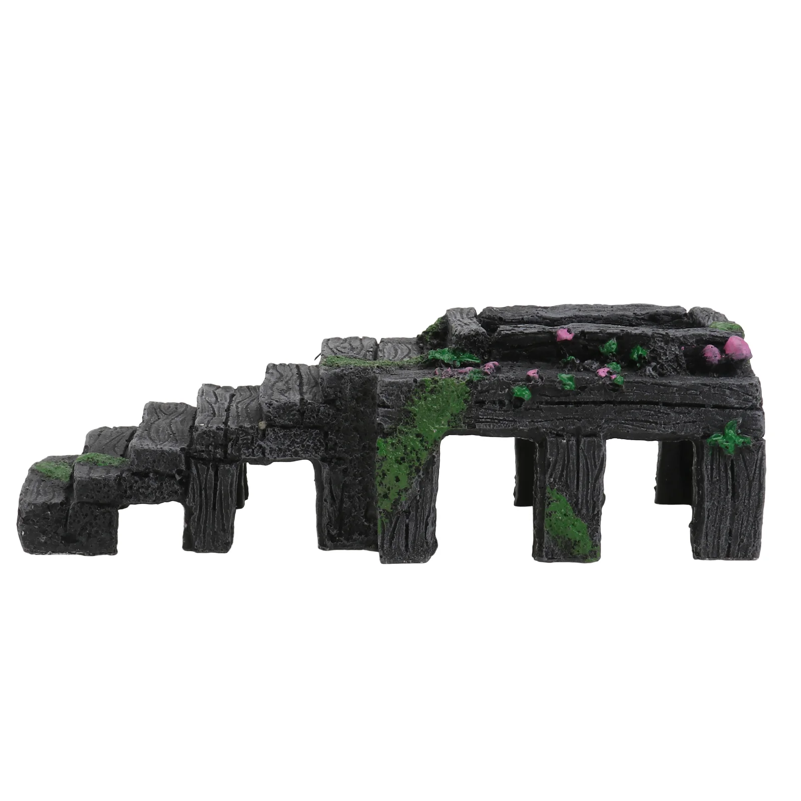 

Cave Platform Turtle Aquarium Basking Tank Reptile Hiding Resin Ornament Decoration Habitat Landscaping Eluding Climbing