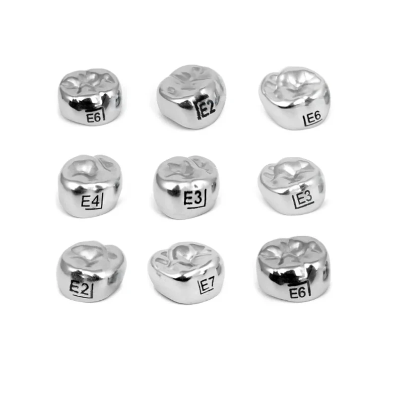 Акции 10 шт./коробка Стоматологические дети первичные молярные короны из