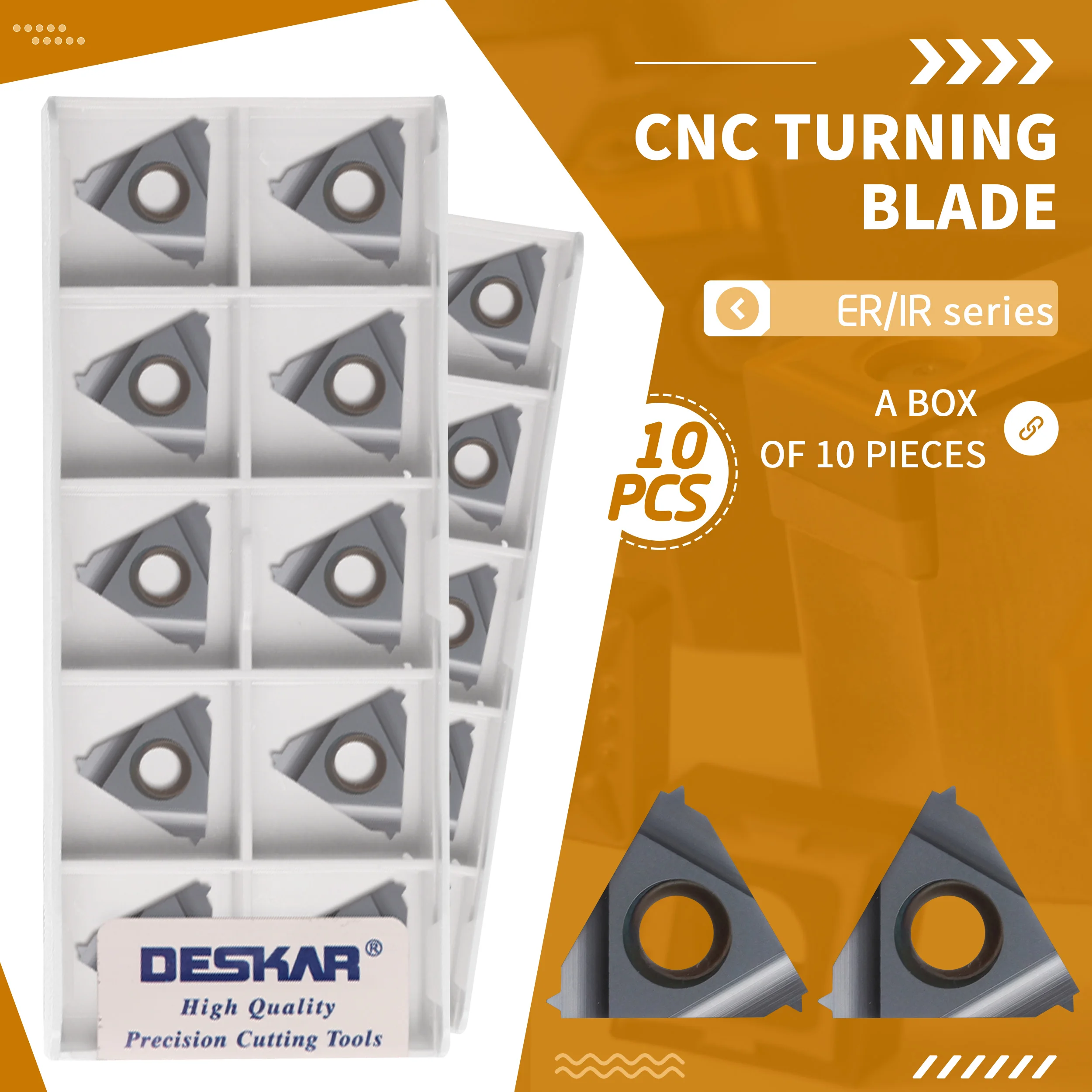 

16ER 0.5 ISO LDA 0.75/1.0/1.25/1.5/1.75/2.0/3.0/3.5 CNC Lathe Turning Thread Carbide Insert Machining Steel And Stainless Steel