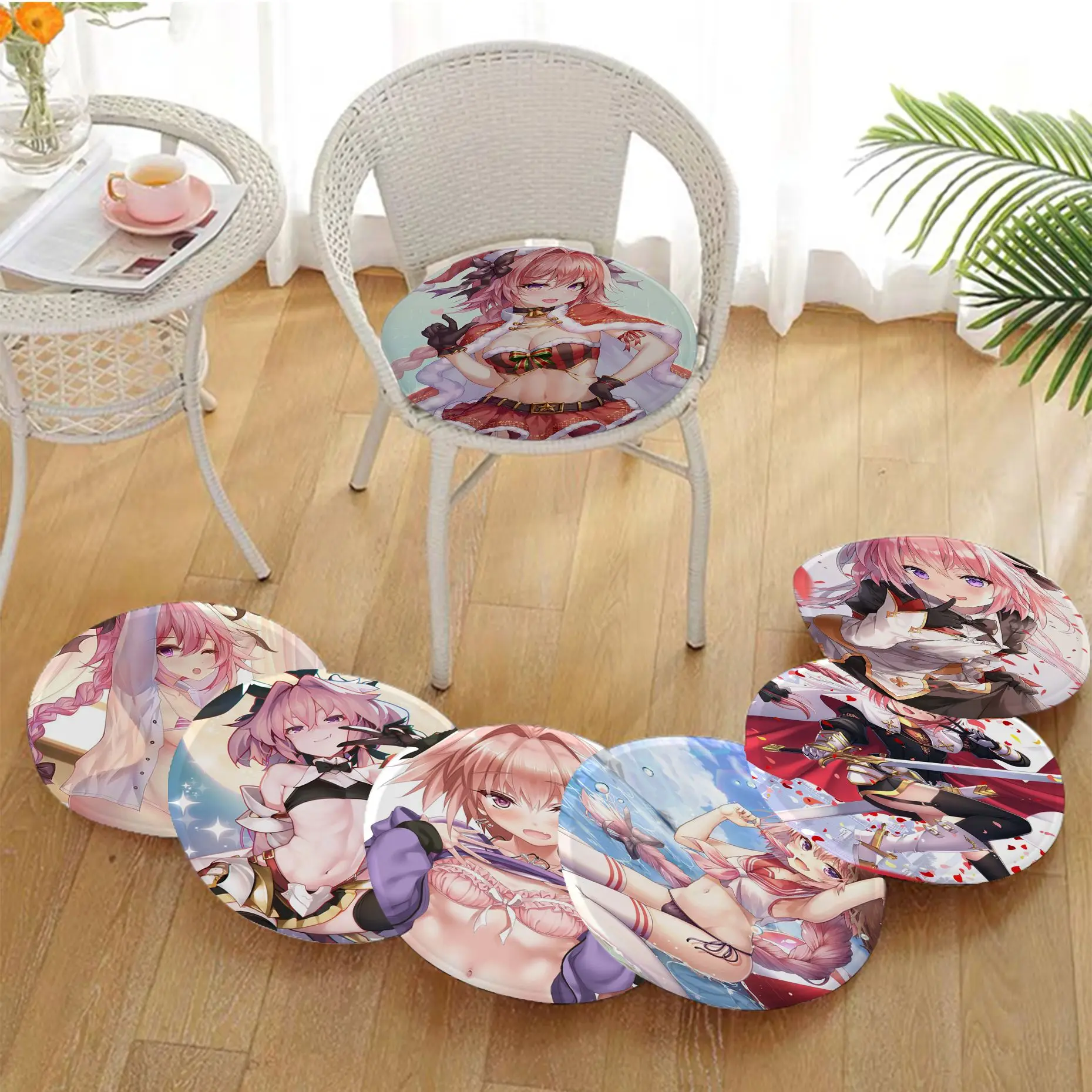 

Anime Astolfo Modern Minimalist Style Chair Mat Soft Pad Seat Cushion For Dining Patio Home Office Indoor Garden Chair Mat Pad