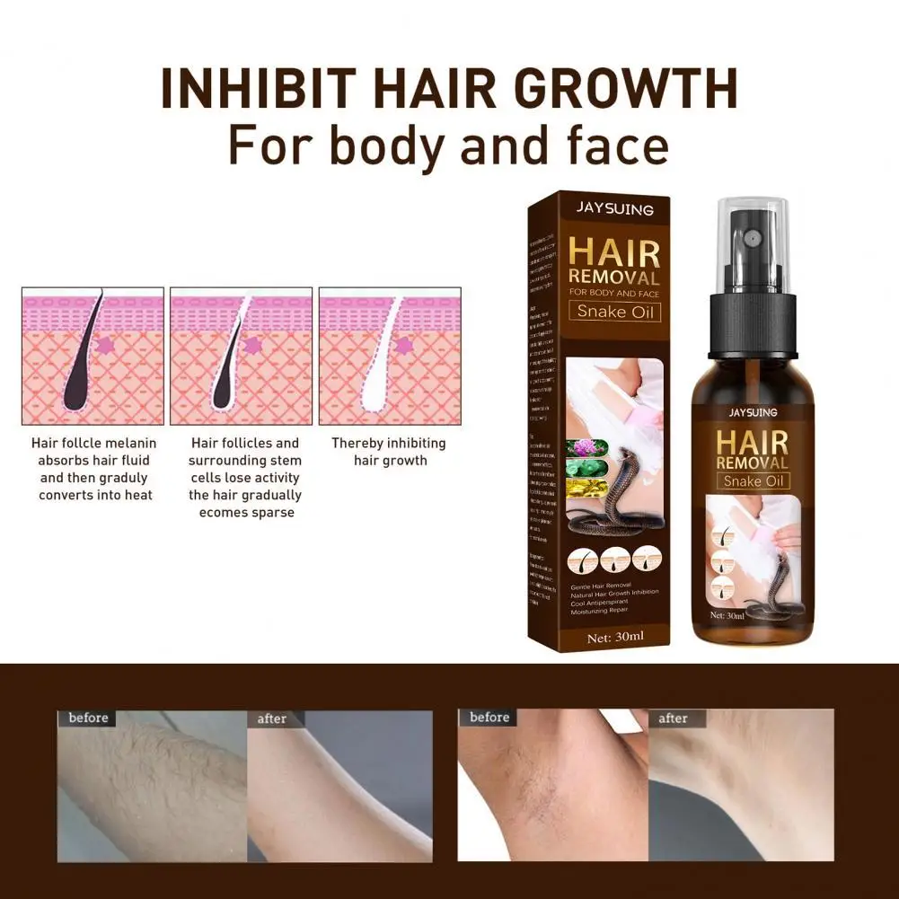 30 мл мусс для удаления волос Универсальный Мощный спрей депиляционный лосьон