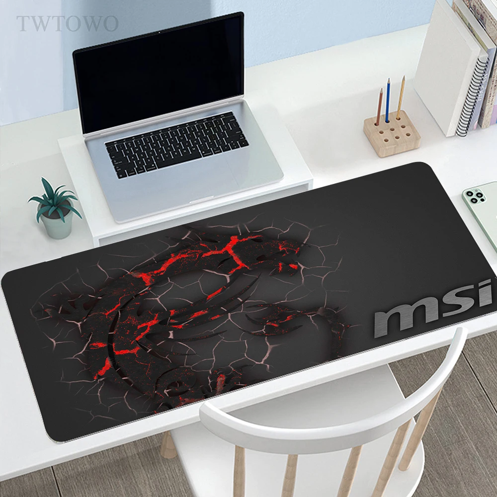 

Msi Mousepad New HD Computer keyboard pad Mouse Mat Anti-slip Natural Rubber Laptop Carpet Table Mat