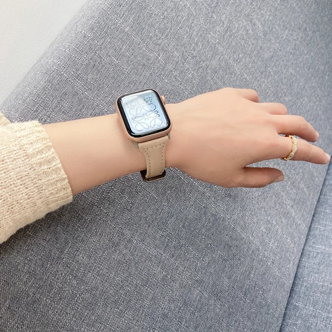 Кожаный ремешок CRESTED для Apple Watch