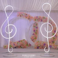 New wedding props road lead led notes road lead T stage decoration check-in stage welcome arrangement stage background