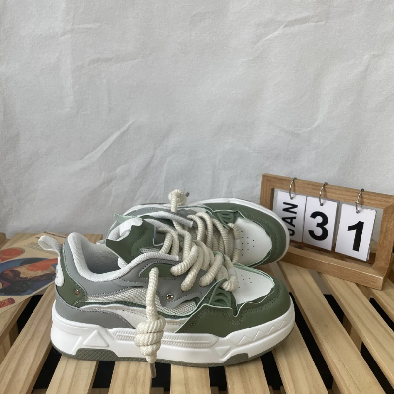 Мужские повседневные винтажные кроссовки в американском стиле дышащая обувь для