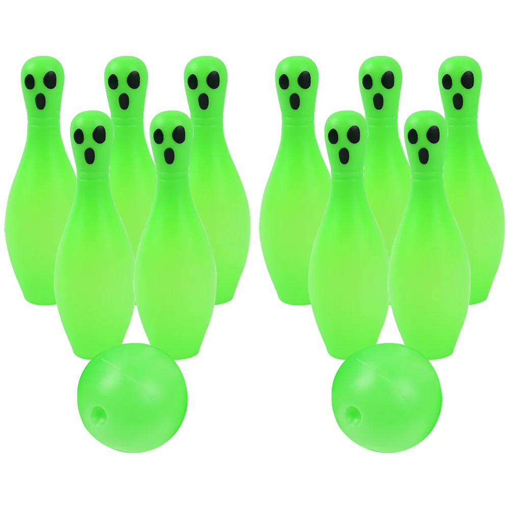 

Halloween Bowling Balls Pin Party Indoor Sports Plaything Games Luminous Outdoor Playset