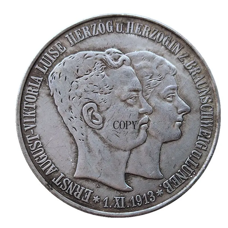 

Декоративная монета Германия 5 марок 1915