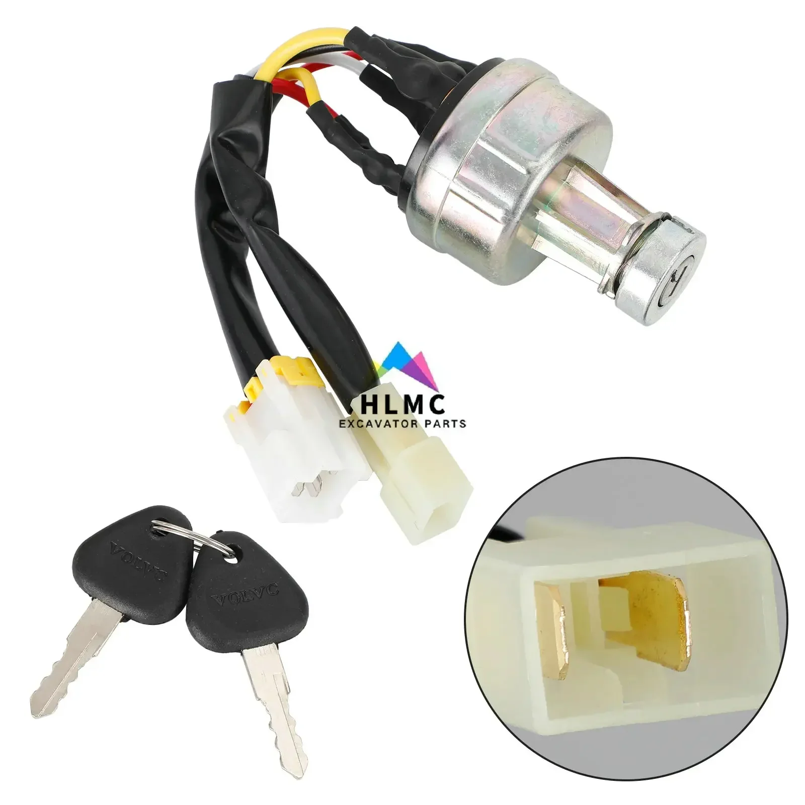 EC120D EC140B EC160B EC180B EC200B EC210B EC210C EC220D EC240B EC290B EC300D Выключатель зажигания и стартера VOE