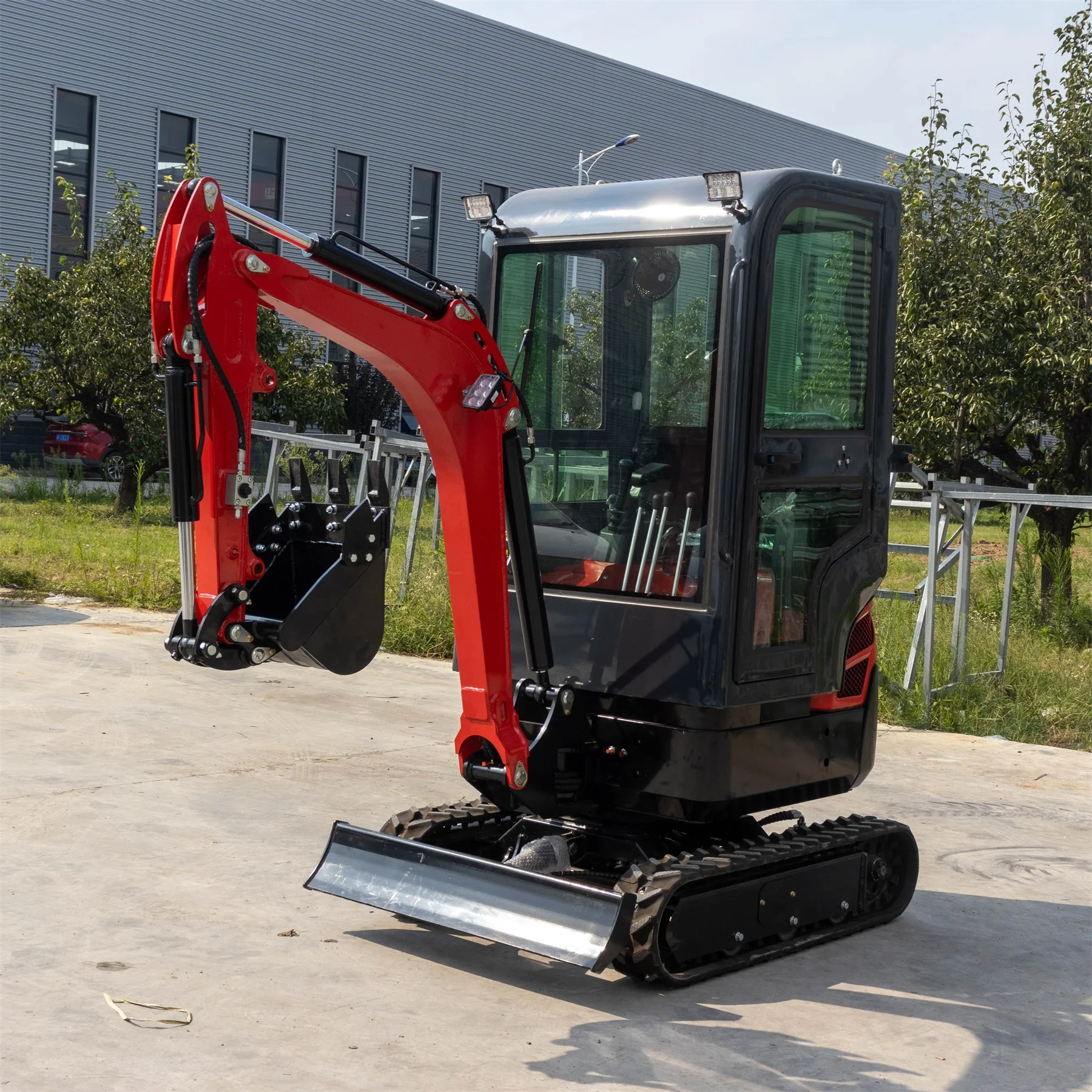 Hightop mini excavator 2 ton 1.8ton mini excavadora 2t machine hot sale mini pelle excavator attachment with cabin escabadora