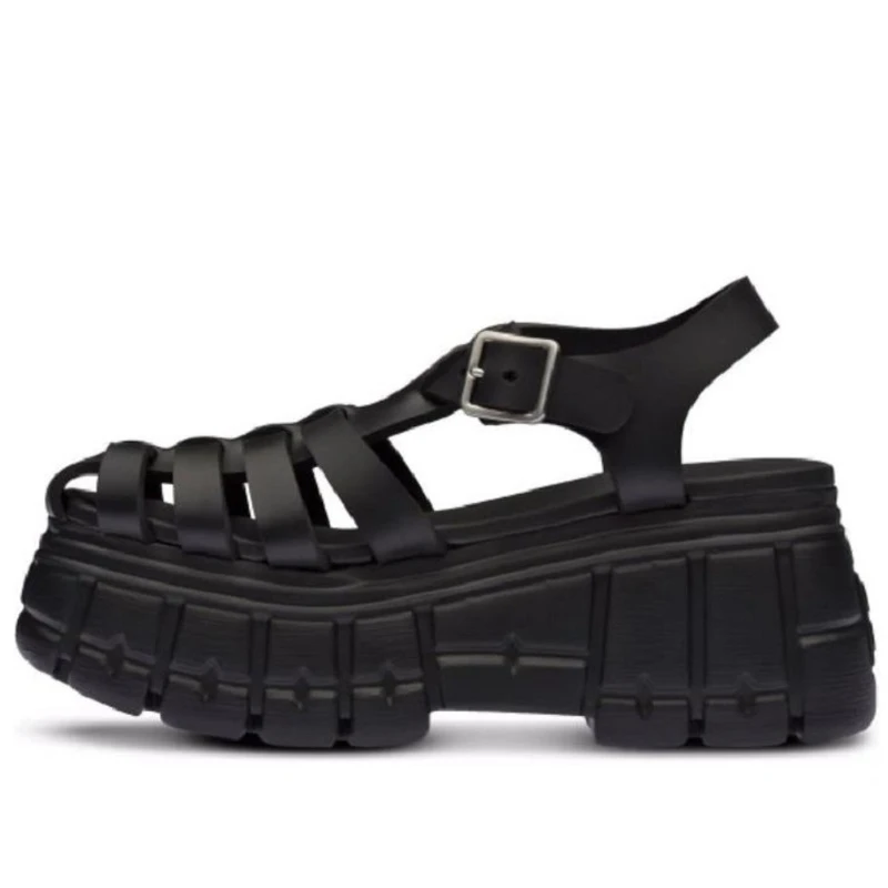 

Women's Sandals 2022 Gladiator Sandals High Heel Platform Sandals Buckle Leisure Ladies Summer Footwear Wedge Rome Baotou Shoes