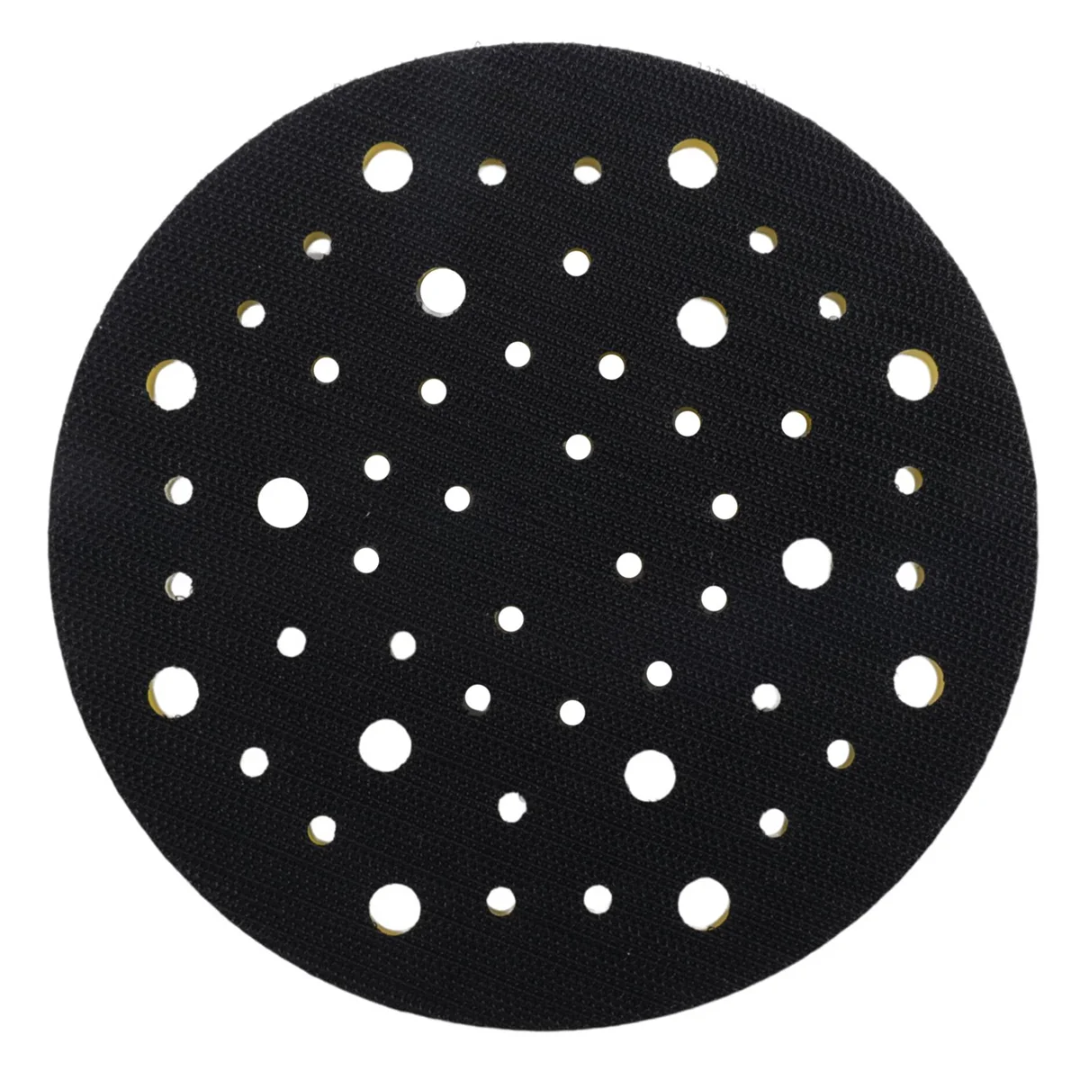 150mm 5/16 Thread 52 Hole Medium Density Random Orbital Sander Hook &amp Loop Backing Pad Compatible with Mirka CEROS DEROS
