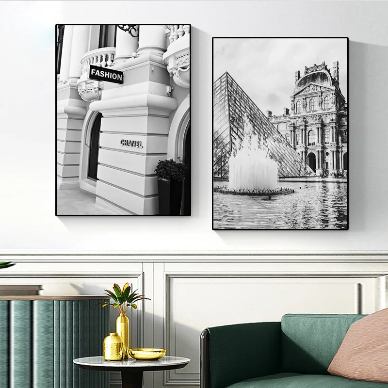 

canvas print black and white poster living room bedroom wall art luxury Canvas Painting Nordic Modern art Home Decor picture