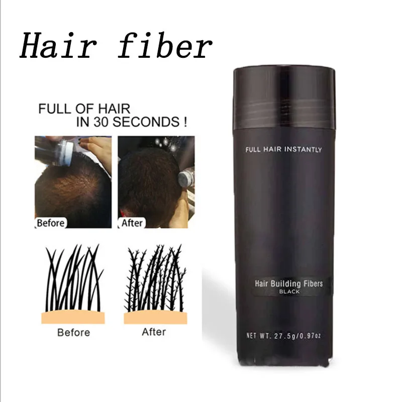 

Man Hair Building Fibers Hair Loss Powder Hair Growth Building Fibers Root Cover Up Keratin Thickening Hair Loss Products 27.5g