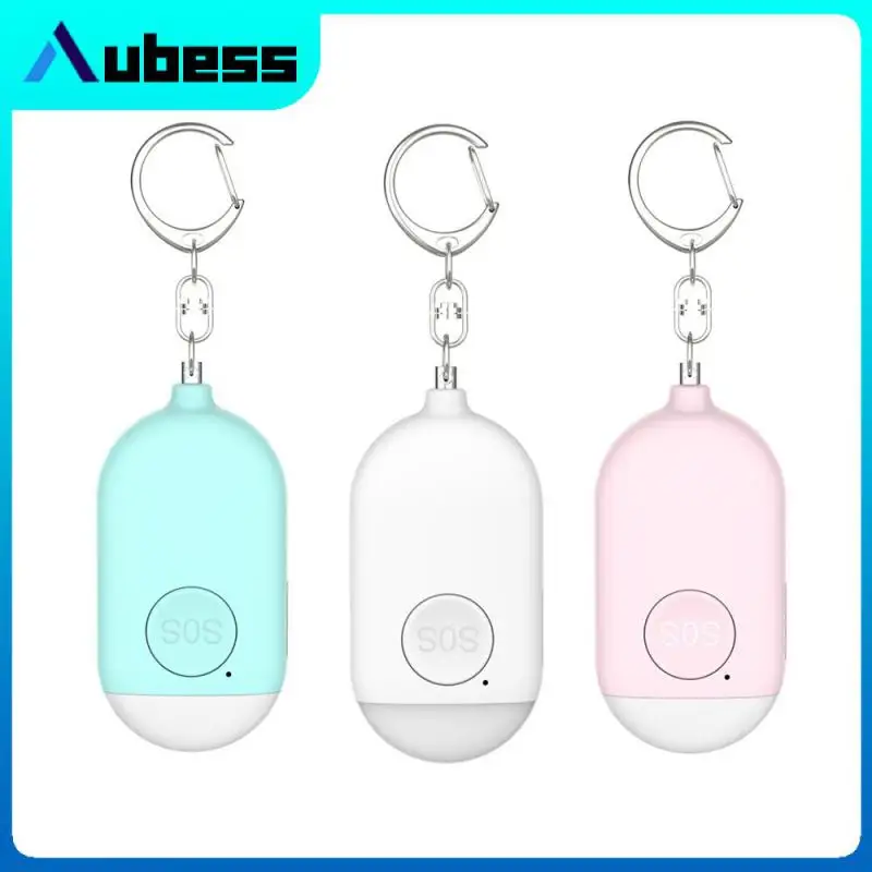 

Self Defense Alarm 120dB Girl Women Security Protect Alert Personal Safety Scream Loud Keychain Alarm Emergency Charging Alarms