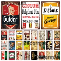 mike86 belgium beer gulder gulden draak metal sign poster painting store pub decoration lta 3185 2030 cm