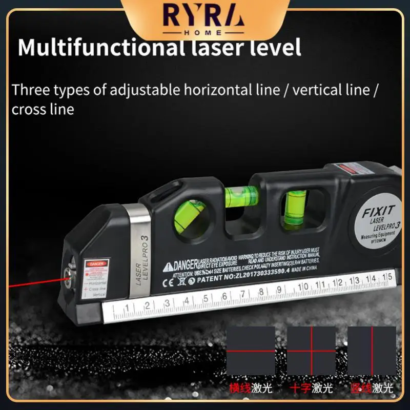 

Accurate Levelling Instrument 2.5 Meters Infrared Laser Line Machine Magnetic Multifunctional Infrared Laser Level Band Tape
