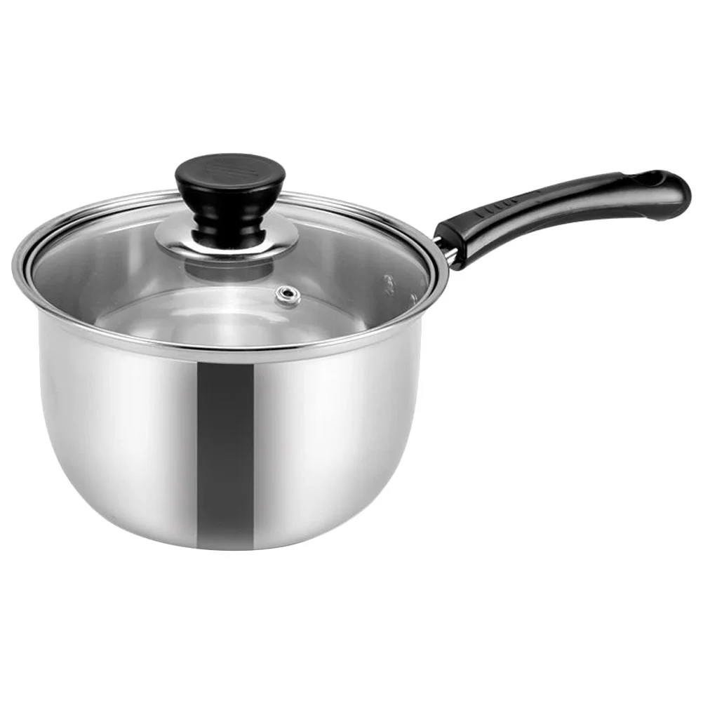 

Pot Pan Saucepan Butter Warmer Cooking Mini Steamer Melting Pans Creamer Sauce Steel Stainless Coffee Soup Metal Cream Pasta