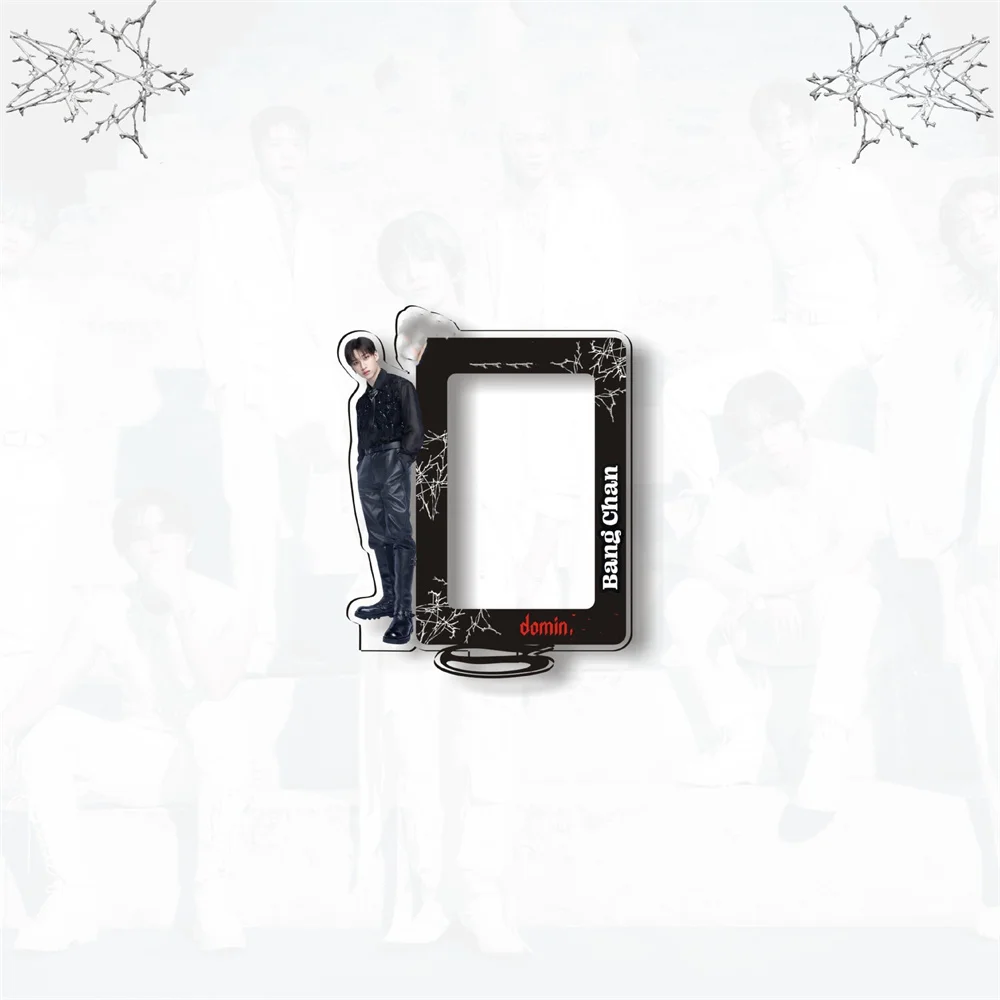 Kpop Boy Group акриловый настольный орнамент для вставки карточек маленький держатель