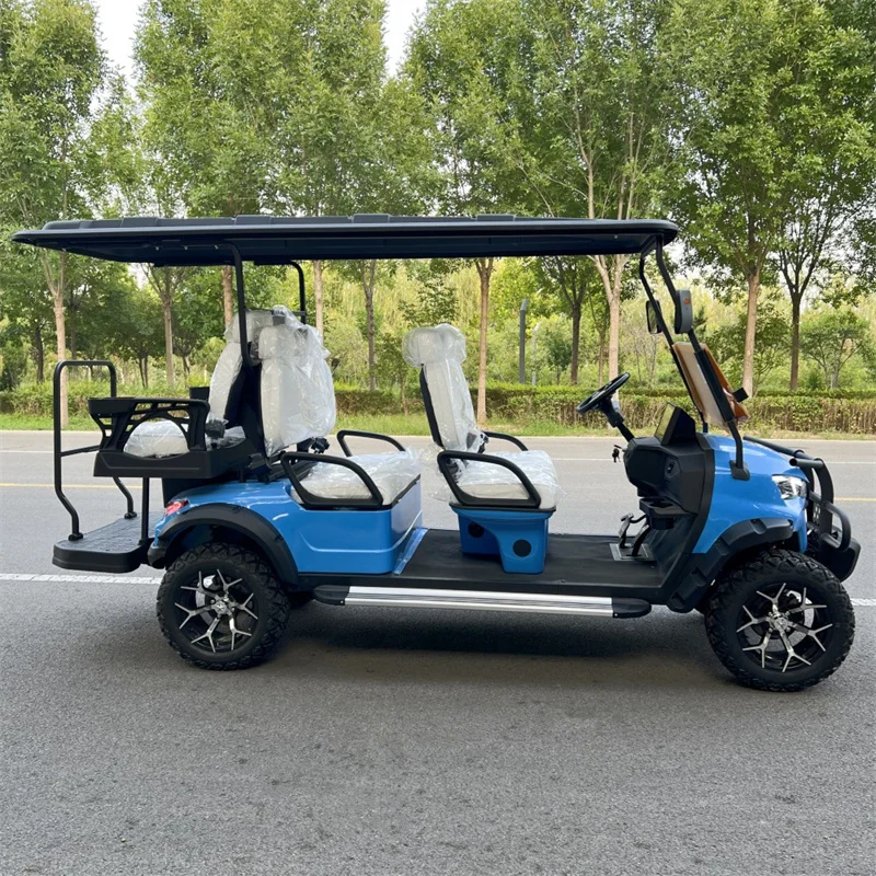 2 4 6 8 человек 48 в 60 72 электрическая поднятая уличная легальная тележка для гольфа