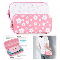 sakura pink carry case for nintendo switch lite portable hard shell travel carrying case for nintendo switch oled accessories