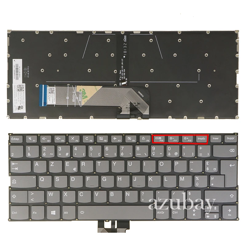 Клавиатура для Lenovo ideapad S530-13IML S530-13IWL 530S-14IKB 530S-14ARR 530S-15IKB UK Французский