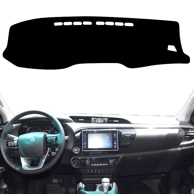 For Toyota Hilux SR5 4x4 REVO Hi-Rider 2015 2016-2019 Auto Dashmat Dashboard Cover Mat Pad Dash Sun Shade Carpet Car Accessories