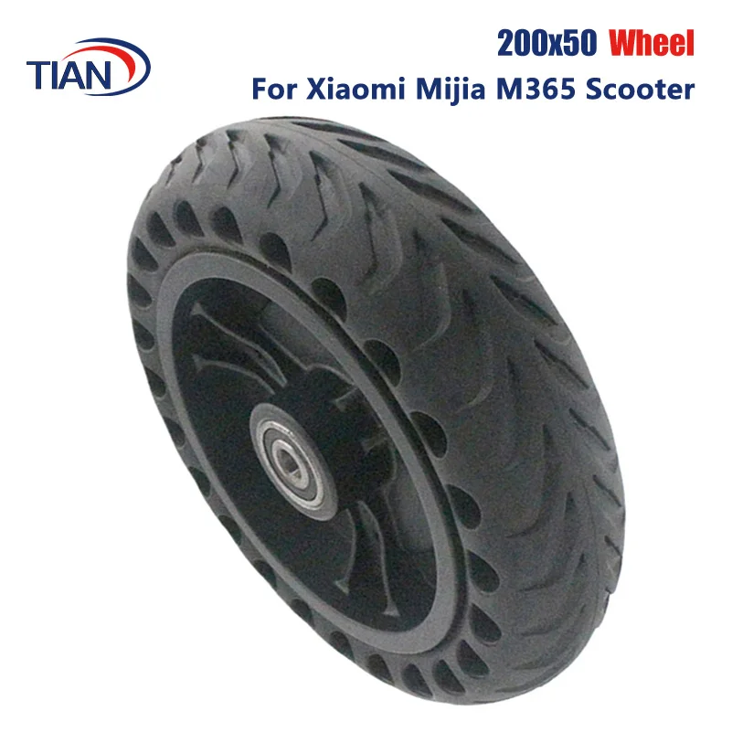 

Высококачественный 8-дюймовый передний колесный скутер с барабанным тормозом 200X50, сплошная шина подходит для Xiaomi Mijia M365, запчасти для шин скутера