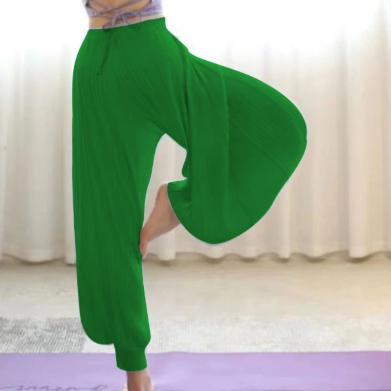 Womens High Waist Loose Yoga Pants Quick-Drying Sports Workout Trousers Fashion Comfortale Autumn Winter SportWear For Dancing