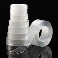 new reusable waterproof strong traceless nano double sided tape transparent nano tape acrylic double sided tape home improvement