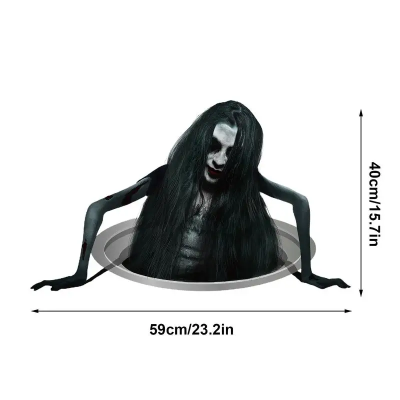 Наклейки на стену Хэллоуин наклейки ужасов декоративные товары для вечеринок