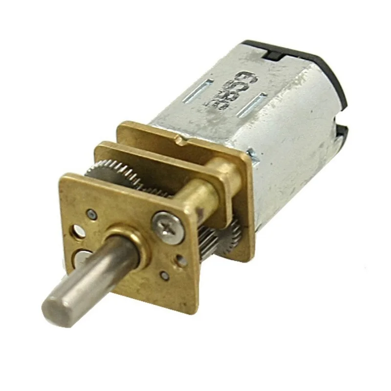 

400 Rpm 6 V 0.45 A Mini Electric DC Gear Motor With High Torque DIY (Silver, Brass Sound)