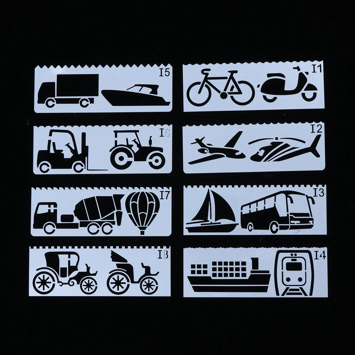 6 компл./48 полые трафареты для рисования шаблон шаблоны детей