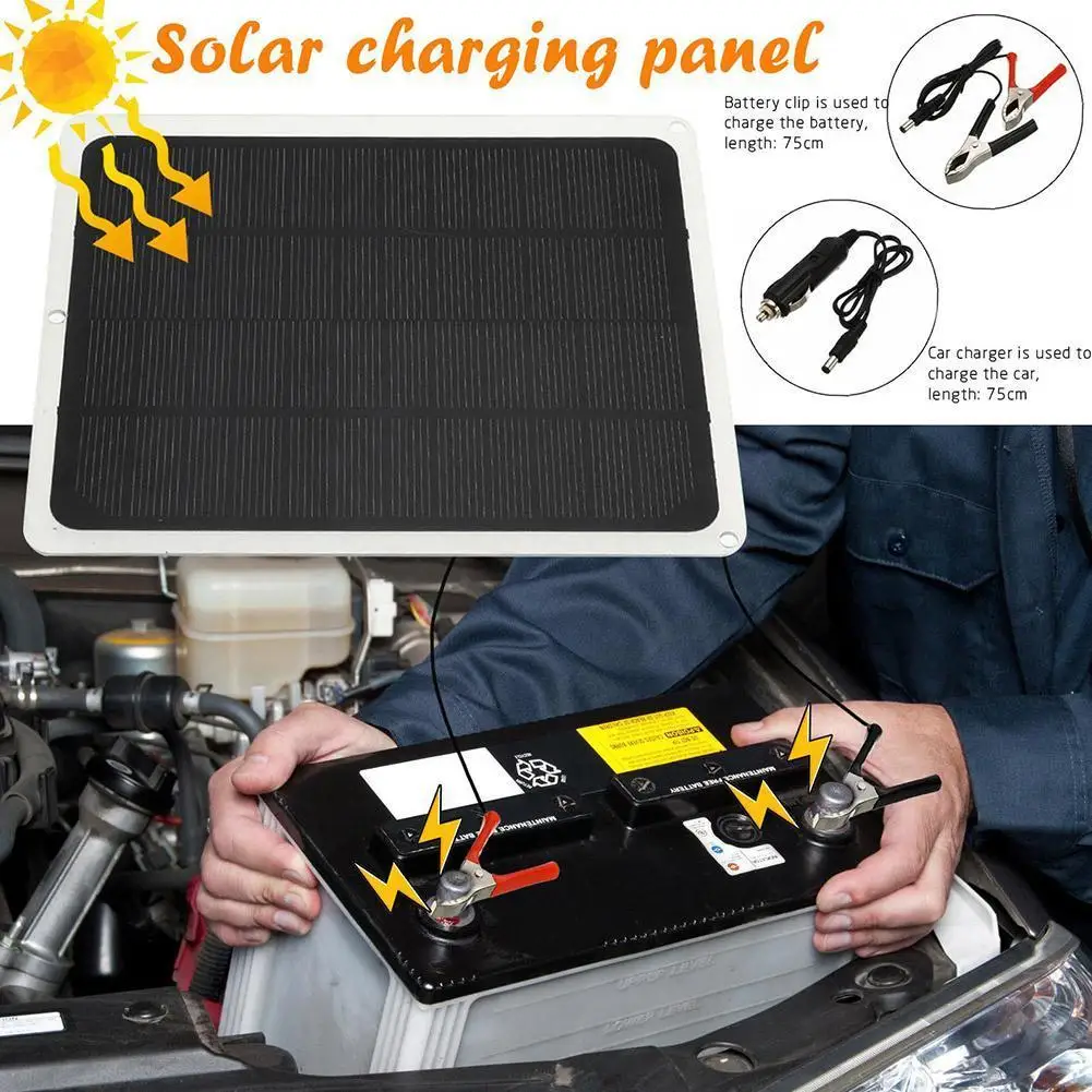 

20W Solar Panel Kit Complete 12V USB Controller RV Solar Panel Solar Cells For Car Yacht Boat Moblie Phone Battery Charger K5F4
