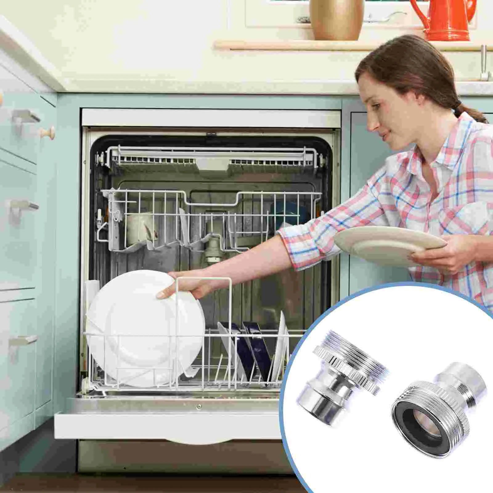 

2Pcs Sink Adapter Dishwasher Adapter Dishwasher Snap Adapter Connection