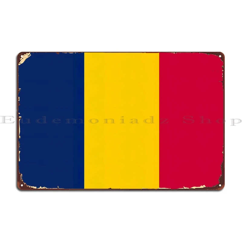 

Romania Flag Metal Sign Decoration Kitchen Club Printing Kitchen Tin Sign Poster